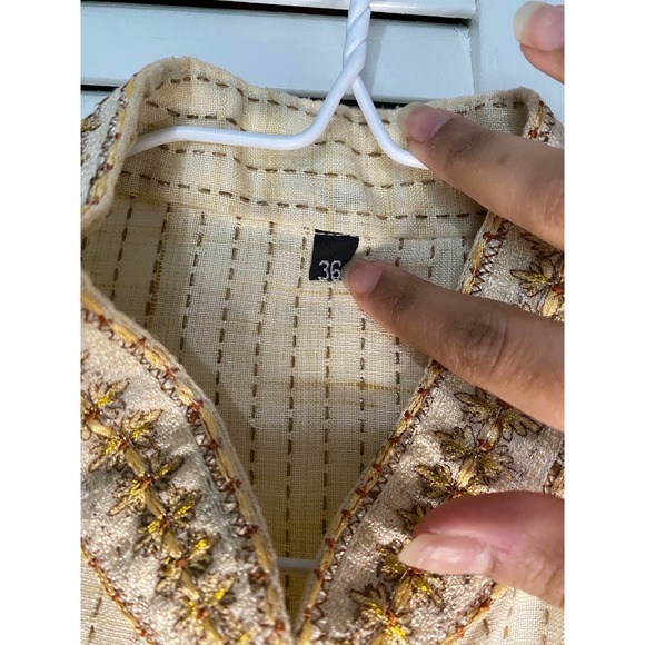 Men's Beige/Tan Indian Salwar - Picture 6 of 10